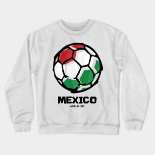 Mexico Football Country Flag Crewneck Sweatshirt